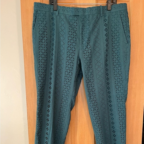 International Concepts Eyelet Pants in Island Breeze  NWT - Picture 6 of 13